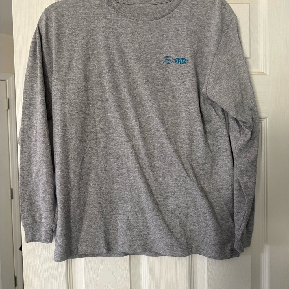 Gray Aftco Long Sleeve Shirt
